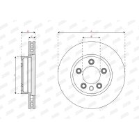 JURID 562336JLC-1 Bremsscheibe