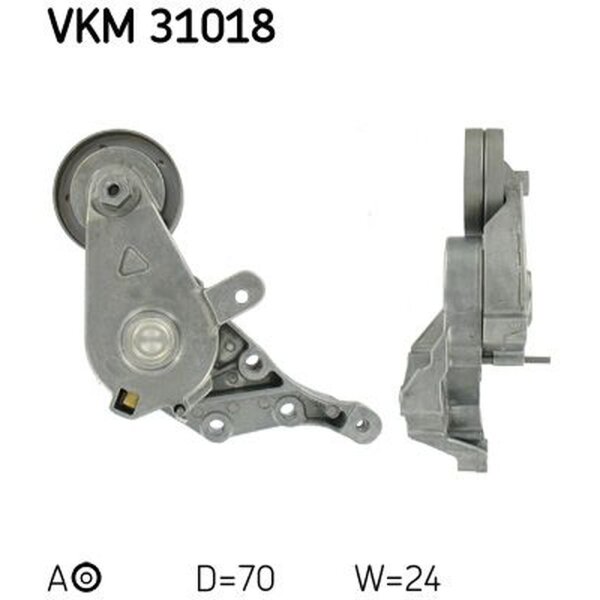 SKF VKM 31018 Riemenspanner, Keilrippenriemen