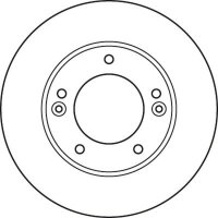 TRW DF6081S Bremsscheibe