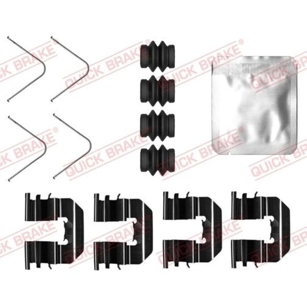 QUICK BRAKE 109-0073 Zubehörsatz, Scheibenbremsbelag