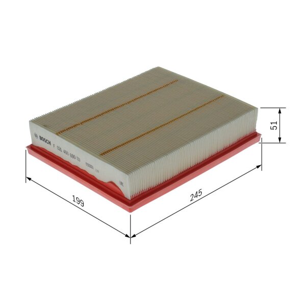 BOSCH F 026 400 690 Luftfilter