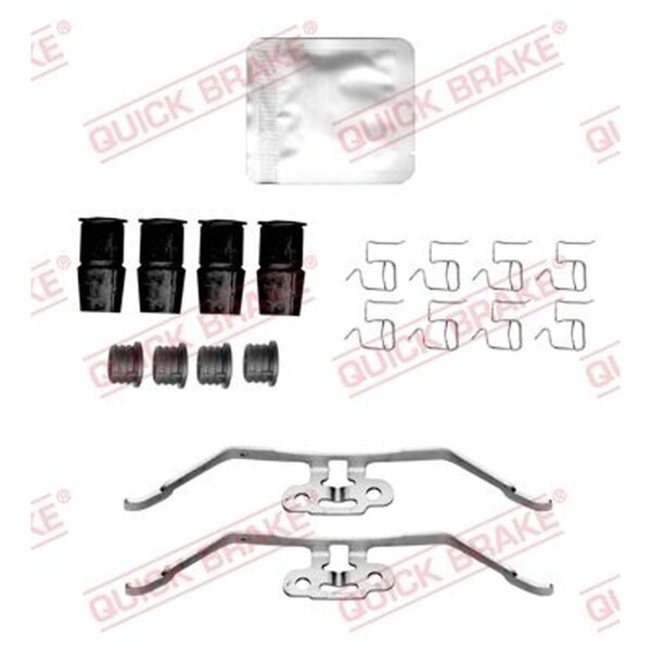 QUICK BRAKE 109-0202 Zubehörsatz, Scheibenbremsbelag
