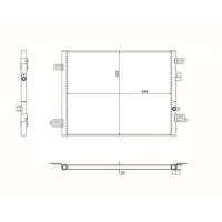 MAHLE AC 1190 000S Kondensator, Klimaanlage
