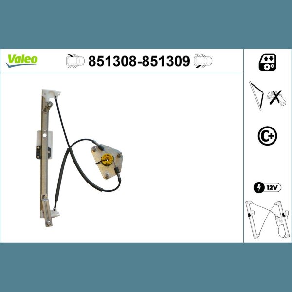 VALEO 851309 Fensterheber