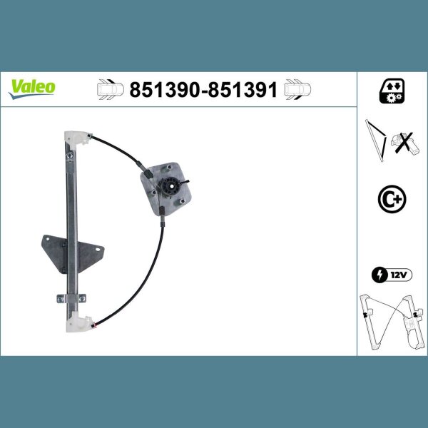 VALEO 851390 Fensterheber