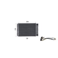 MAHLE AH 77 000S Wärmetauscher, Innenraumheizung