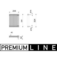 MAHLE CLC 439 000P Ölkühler, Motoröl
