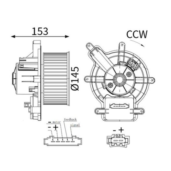 MAHLE AB 137 000S Innenraumgebläse