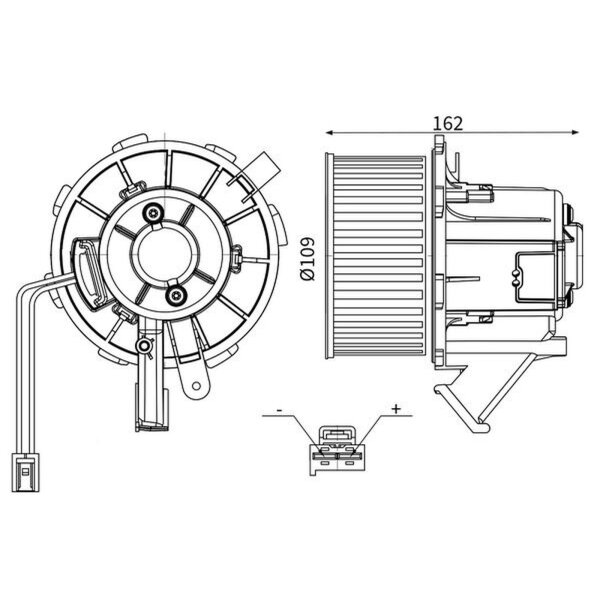 MAHLE AB 183 000S Innenraumgebläse