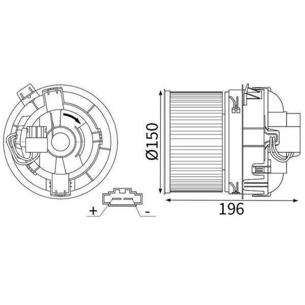 MAHLE AB 449 000S Innenraumgebläse