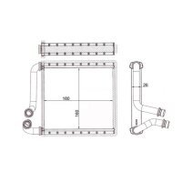 MAHLE AH 354 000S Wärmetauscher, Innenraumheizung