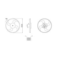 MAHLE CFF 710 000S Lüfter, Motorkühlung