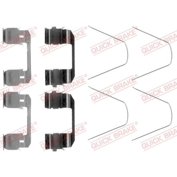 QUICK BRAKE 109-1743 Zubehörsatz, Scheibenbremsbelag
