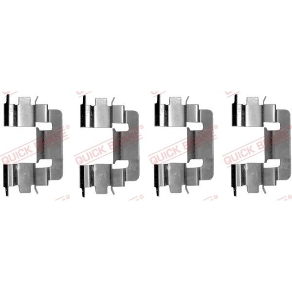 QUICK BRAKE 109-1229 Zubehörsatz, Scheibenbremsbelag
