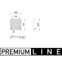 MAHLE CR 2799 000P Kühler, Motorkühlung