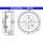 ATE 24.0220-0032.1 Bremstrommel