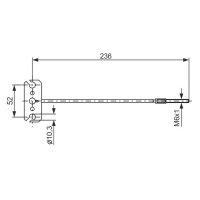 BOSCH 1 987 477 226 Seilzug, Feststellbremse
