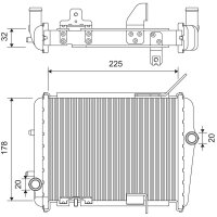 VALEO 701416 Kühler, Motorkühlung