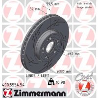 ZIMMERMANN 400.5554.54 Bremsscheibe