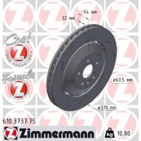 ZIMMERMANN 610.3737.75 Bremsscheibe