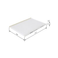 BOSCH 1 987 435 049 Filter, Innenraumluft