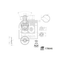 FEBI BILSTEIN 178646 Trag-/Führungsgelenk