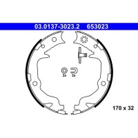 ATE 03.0137-3023.2 Bremsbackensatz, Feststellbremse