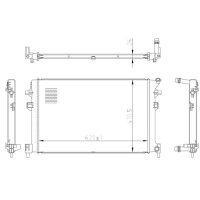NRF 50042 Kühler, Motorkühlung