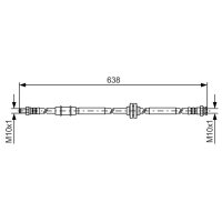 BOSCH 1 987 481 399 Bremsschlauch