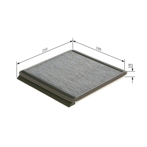 BOSCH 1 987 435 533 Filter, Innenraumluft