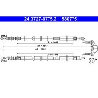 ATE 24.3727-0775.2 Seilzug, Feststellbremse