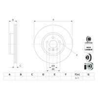 BOSCH 0 986 479 F56 Bremsscheibe