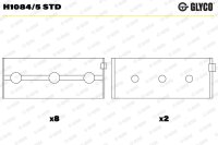 GLYCO H1084/5 STD Kurbelwellenlagerschale