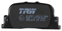TRW GDB3278 Bremsbelagsatz, Scheibenbremse