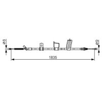 BOSCH 1 987 482 341 Seilzug, Feststellbremse