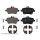 BLUE PRINT ADN142182 Bremsbelagsatz, Scheibenbremse