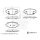 BLUE PRINT ADBP420174 Bremsbelagsatz, Scheibenbremse