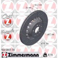 ZIMMERMANN 150.5807.70 Bremsscheibe