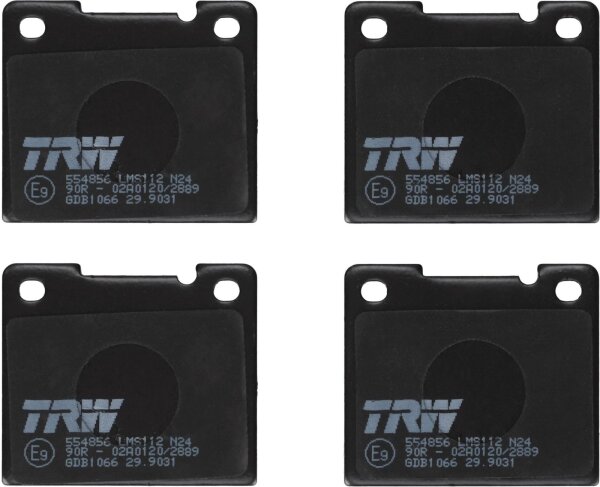 TRW GDB1066 Bremsbelagsatz, Scheibenbremse