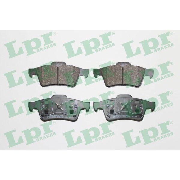LPR 05P1189 Bremsbelagsatz, Scheibenbremse