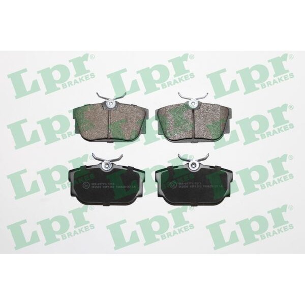 LPR 05P1303 Bremsbelagsatz, Scheibenbremse