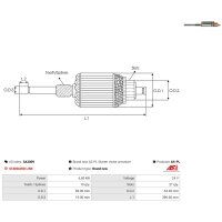 AS-PL SA3009 Anker, Starter