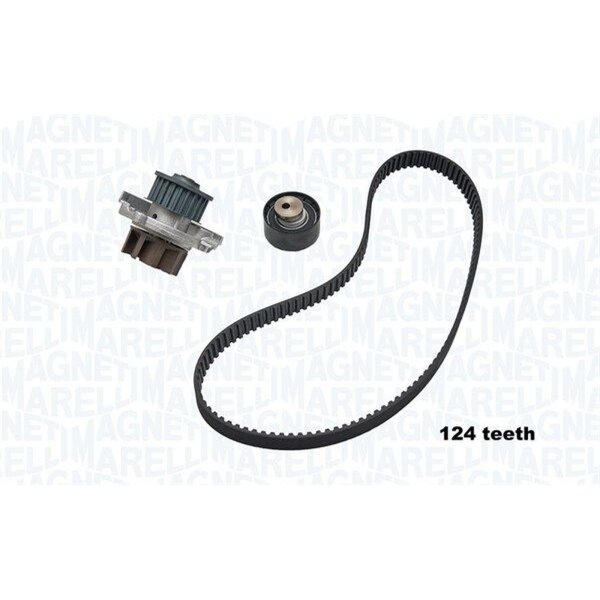 MAGNETI MARELLI 341401860002 Wasserpumpe + Zahnriemensatz