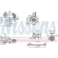 NISSENS 989453 Kühler, Abgasrückführung