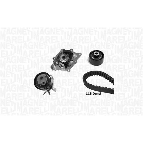 MAGNETI MARELLI 341406700001 Wasserpumpe + Zahnriemensatz