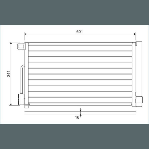 VALEO 818193 Kondensator, Klimaanlage