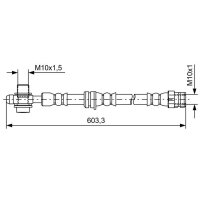 BOSCH 1 987 481 742 Bremsschlauch