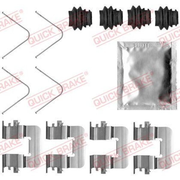 QUICK BRAKE 109-0033 Zubehörsatz, Scheibenbremsbelag