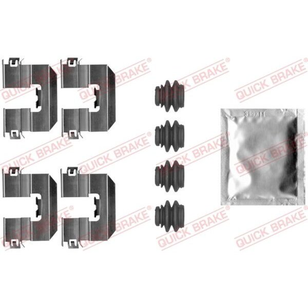 QUICK BRAKE 109-0080 Zubehörsatz, Scheibenbremsbelag