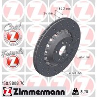 ZIMMERMANN 150.5808.70 Bremsscheibe